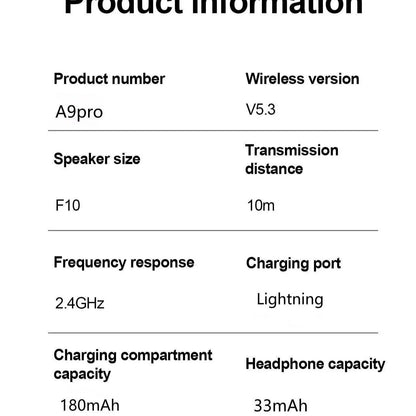 TWS Wireless Bluetooth Earphones with Microphone, High-Fidelity Stereo Sound, Smart Touch Controls, Low Latency, Extended Battery Life, and Auto Pairing Features