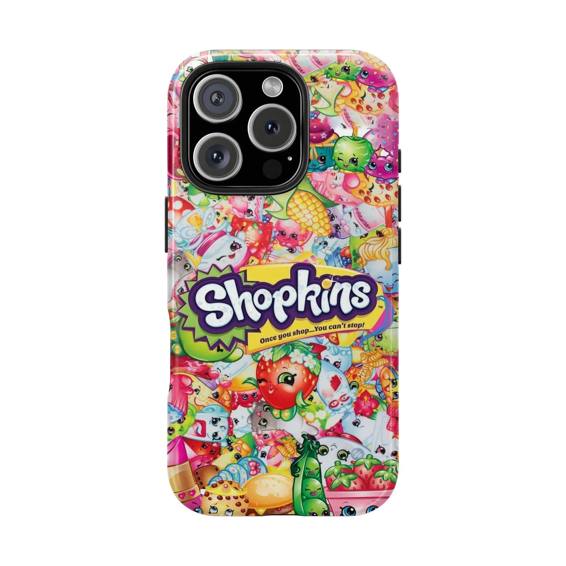 Shopkins Dream All-Over Print Smartphone Casing, Protective Cellphone Accessory, Tech Accessories with Protection, Compatible with Iphone 17 Pro Max, 16, 15, 14, 13, 12, 11 Pro Max/Plus (Style 1)