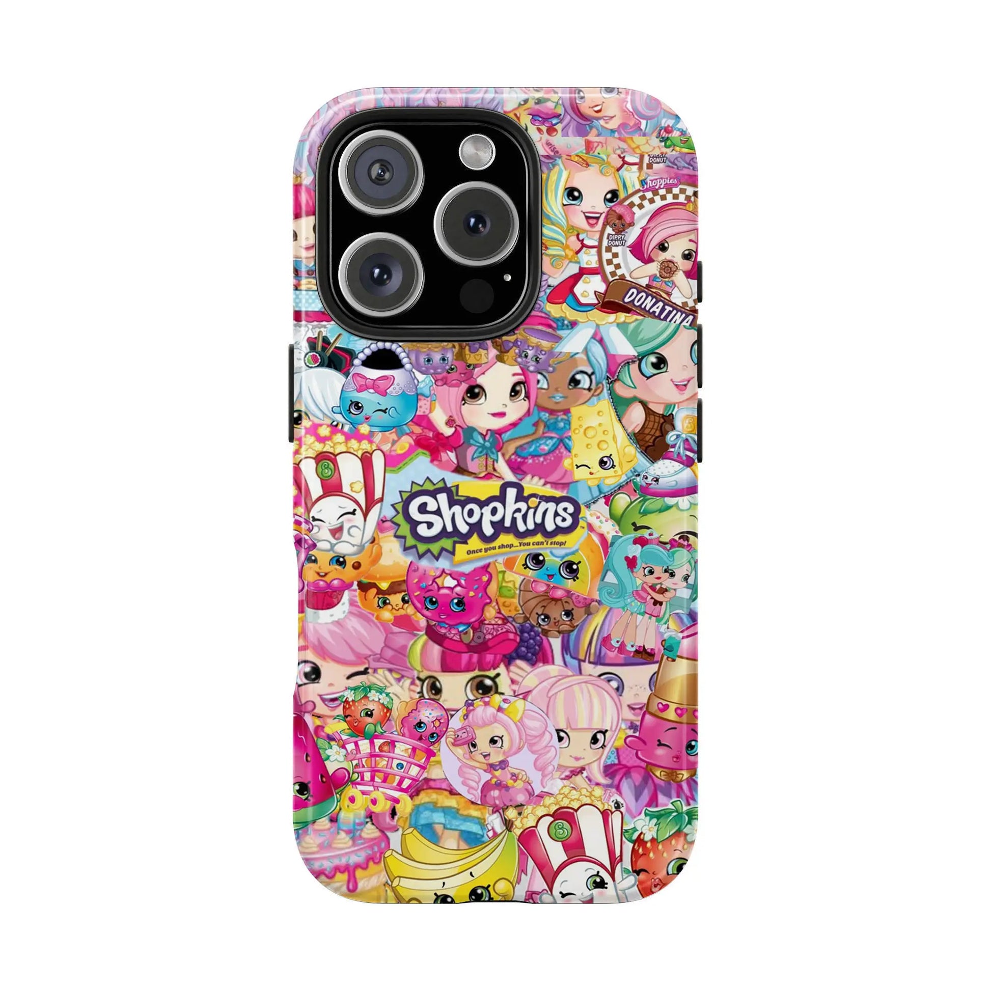Shopkins Dream All-Over Print Smartphone Casing, Protective Cellphone Accessory, Tech Accessories with Protection, Compatible with Iphone 17 Pro Max, 16, 15, 14, 13, 12, 11 Pro Max/Plus (Style 1)