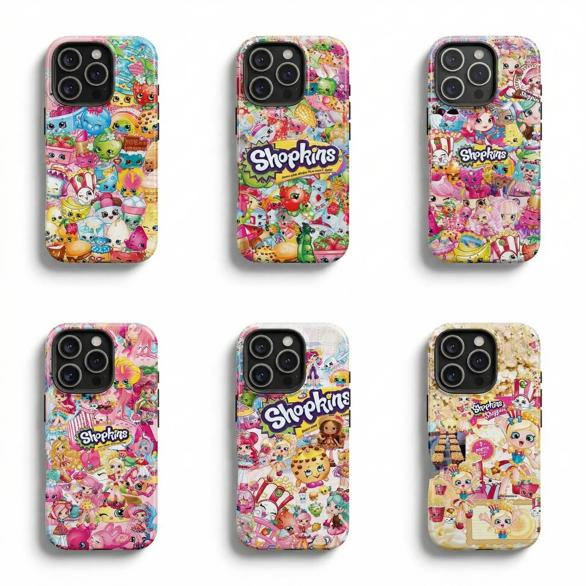 Shopkins Dream All-Over Print Smartphone Casing, Protective Cellphone Accessory, Tech Accessories with Protection, Compatible with Iphone 17 Pro Max, 16, 15, 14, 13, 12, 11 Pro Max/Plus (Style 1)