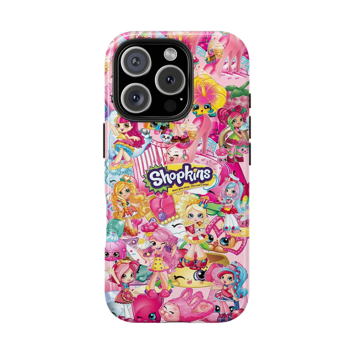 Shopkins Dream All-Over Print Smartphone Casing, Protective Cellphone Accessory, Tech Accessories with Protection, Compatible with Iphone 17 Pro Max, 16, 15, 14, 13, 12, 11 Pro Max/Plus (Style 1)