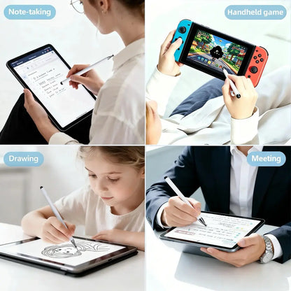 3-In-1 Neutral Pen Flat Pen,High Precision Universal Stylus Pen for Itablets, Phones, Switch, Suitable for All Ages, for Touch Screen, Can Be Used as a School Season Gifts,Birthday Gifts Stylus for School Sets NO Bluetooth Needed Mothersdaygift