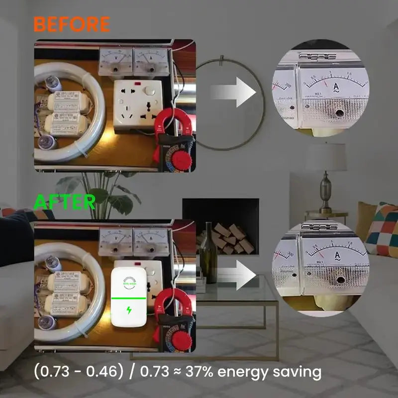 Plug-In Power Box with US Plug – 2026 Updated Design, Compatible with 90–250V Input Range.
