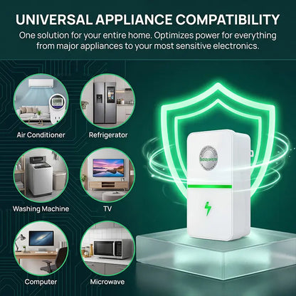 Plug-In Power Box with US Plug – 2026 Updated Design, Compatible with 90–250V Input Range.