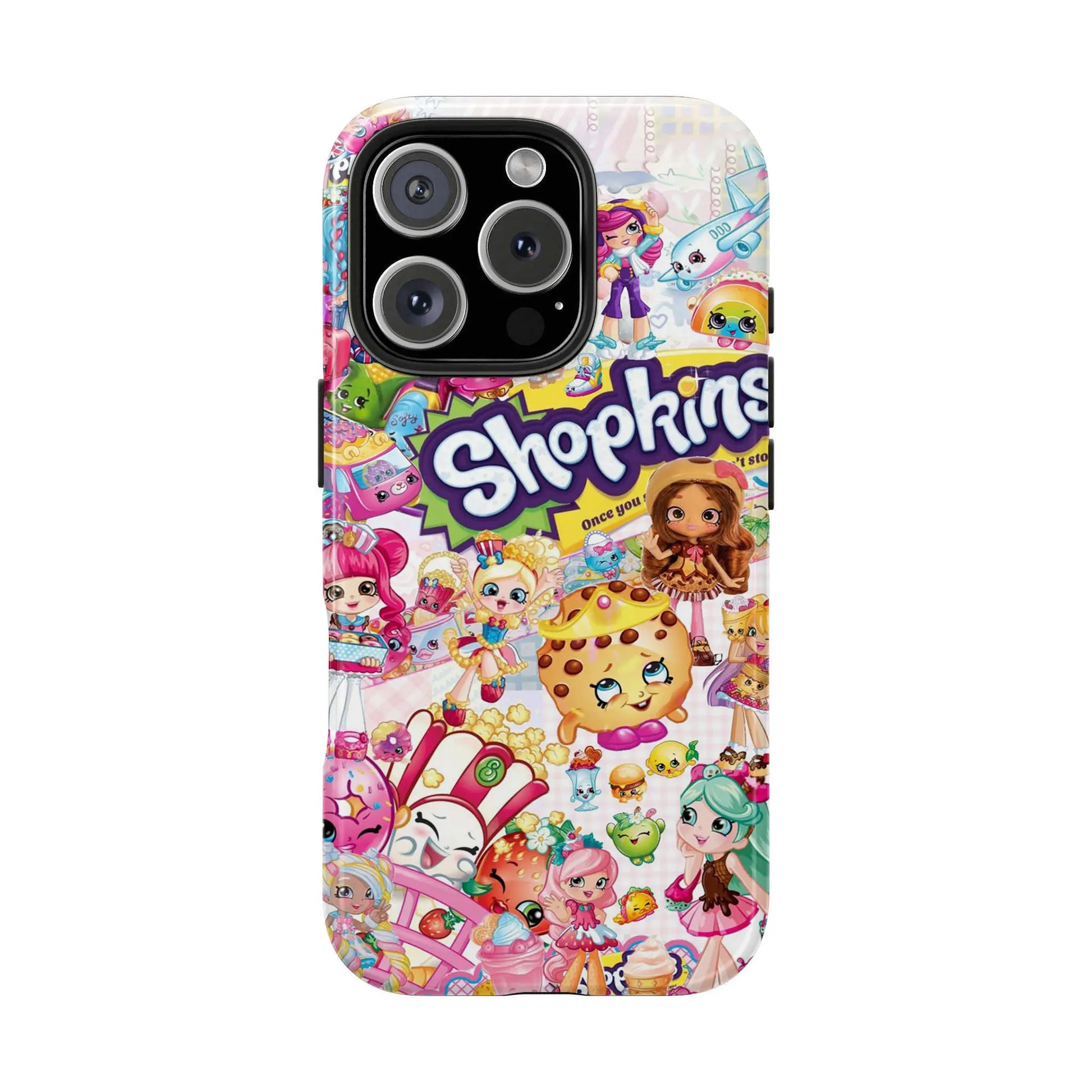 Shopkins Dream All-Over Print Smartphone Casing, Protective Cellphone Accessory, Tech Accessories with Protection, Compatible with Iphone 17 Pro Max, 16, 15, 14, 13, 12, 11 Pro Max/Plus (Style 1)